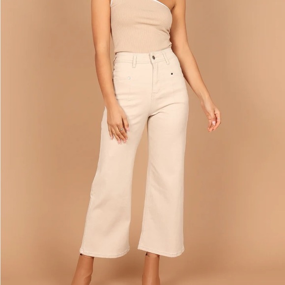 Petal & Pup Pants - Petal & Pup Blush Pink High Waisted Pants Sz 6 NWT
